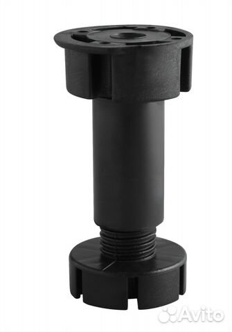 Ножка (опора) мебельная чёрная