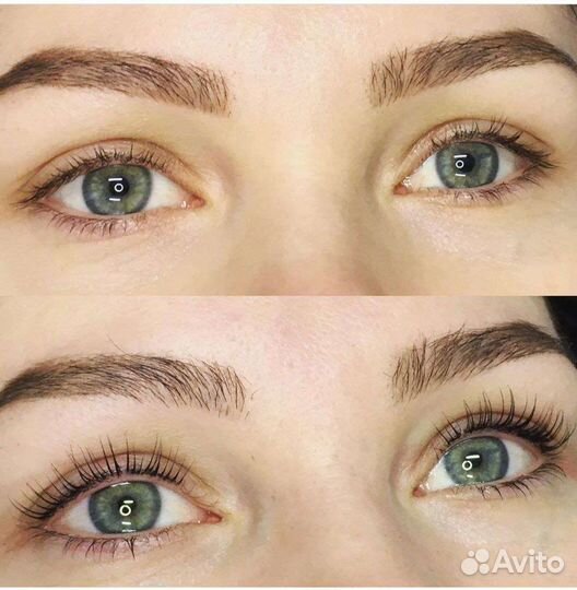 Ламинирование верхних/нижних ресниц и бровей