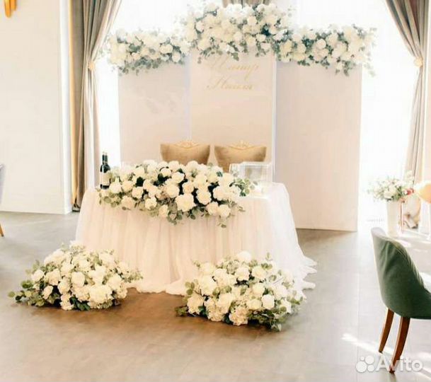 Свадебное оформление, флористика