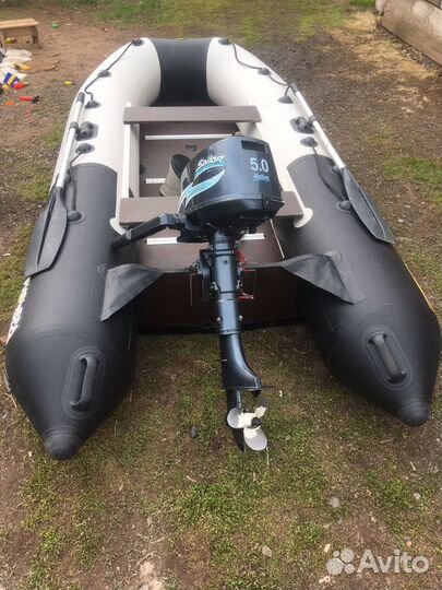 Надувная лодка пвх с мотором