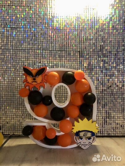 Цифра из пенопласта