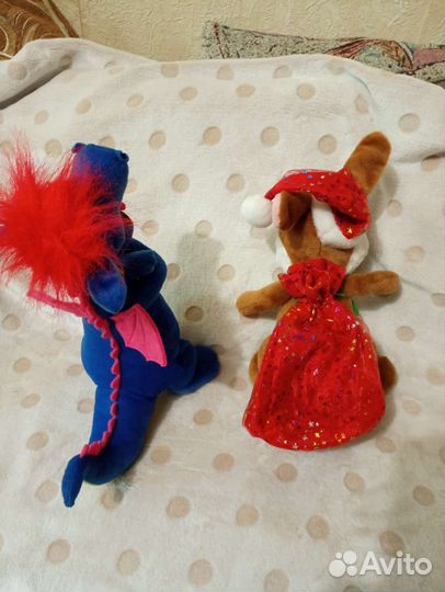 Дракон и зайка с мешком для конфет