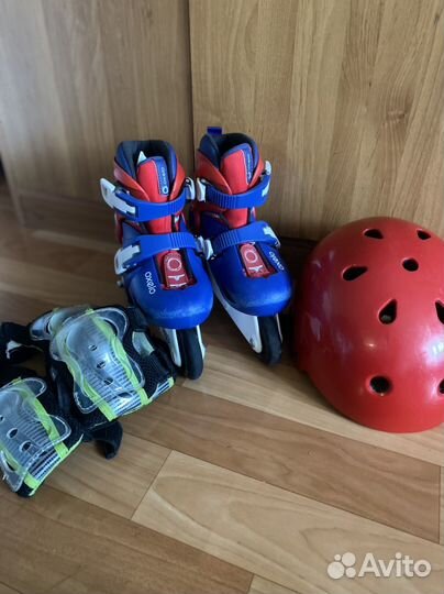 Роликовые коньки детские раздвижные