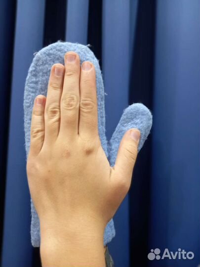 Варежки валяные