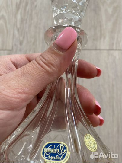 Графин хрустальный богемия