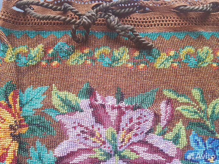 Сумочка, бисер, Россия. Середина XIX-го века