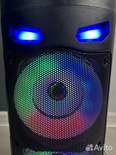 Беспроводная колонка блютуз с караоке и микрофоном