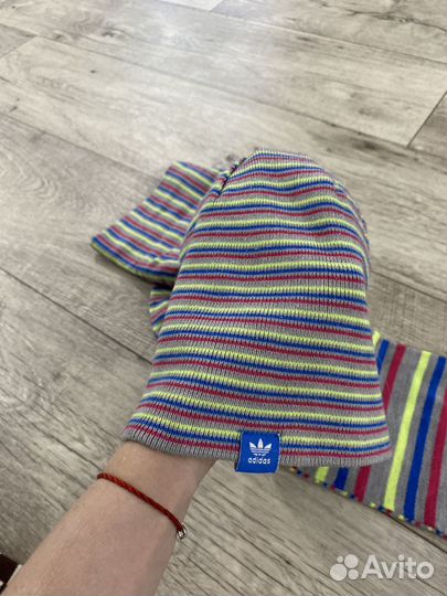 Шапка и шарф adidas