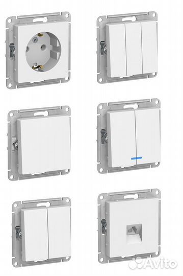 Розетка Schneider Electric atlas design