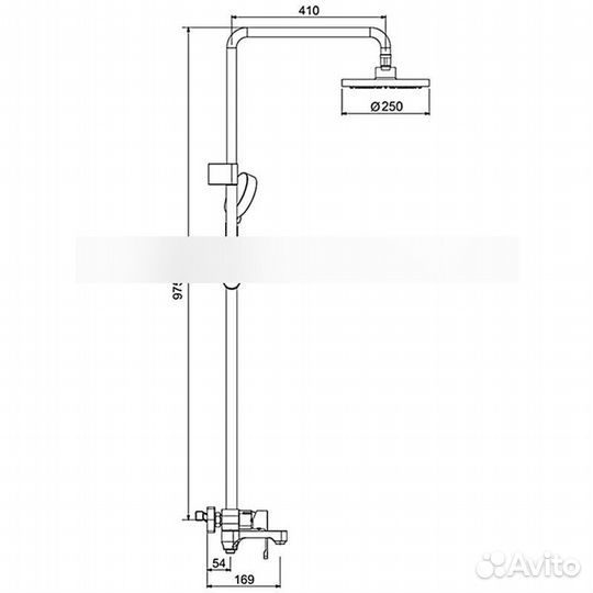 Душевая стойка Gappo