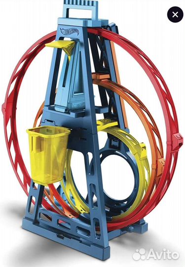 Трек Hot Wheels Тройная петля GLC96