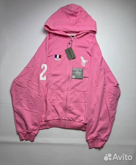 Зип-худи balenciaga polo pink