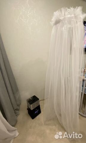 Балдахин на детскую кроватку+ держатель