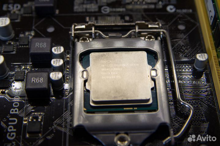 Материнская плата Asus h81m-k с процессором Intel