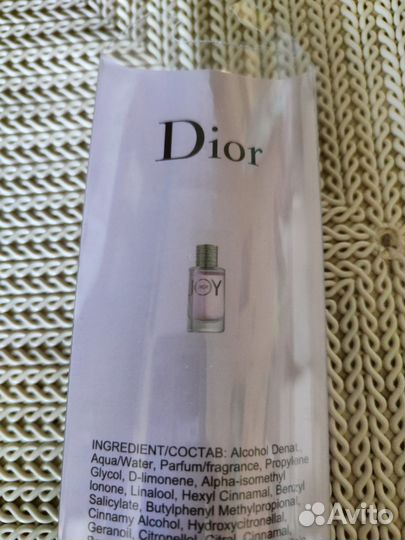Духи dior joy