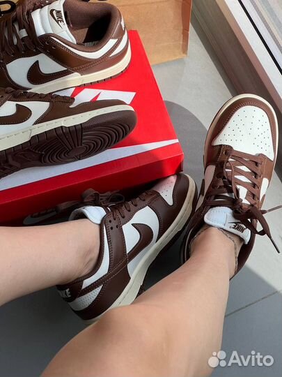 Кроссовки nike dunk low cacao