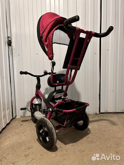 Велосипед коляска с ручкой