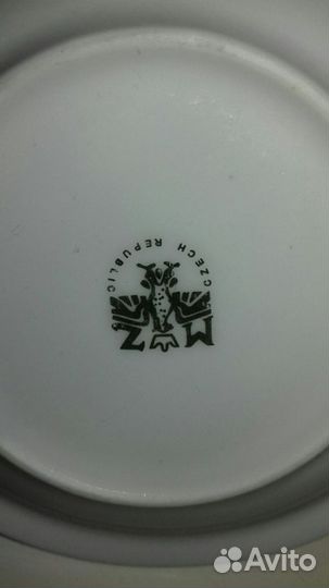 Подсвечник.Кобальт с позолотой.Чехия.Клеймо