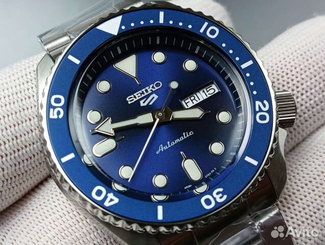 Часы Seiko (Сейко) 5 Sports automatic blue купить в Москве | Личные ...