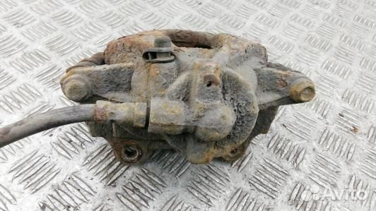 Суппорт тормозной передний левый opel corsa D (91O