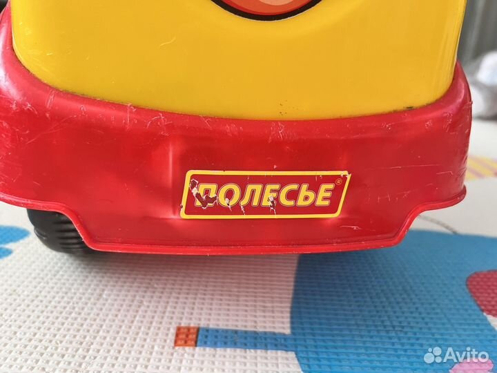 Машинка каталка полесье