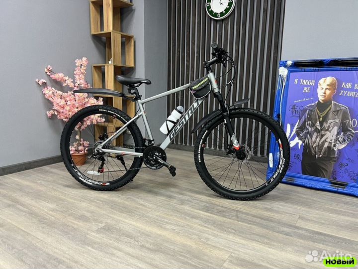 Велосипед горный Серебристый