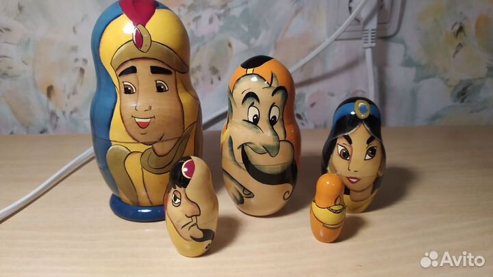 Матрёшка Алладин Дисней