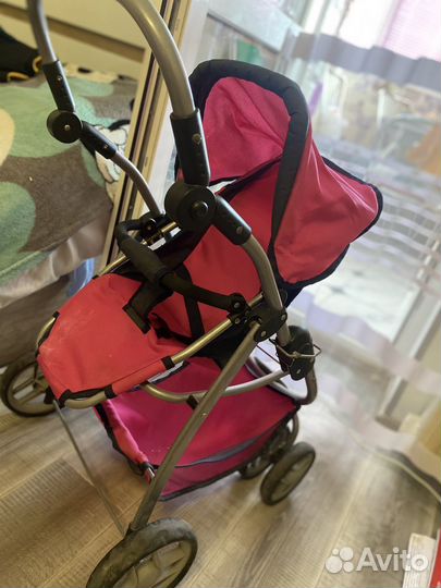 Игрушечная коляска для кукол