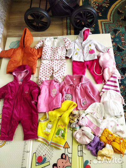 Детские вещи пакетом для девочки 62 -80