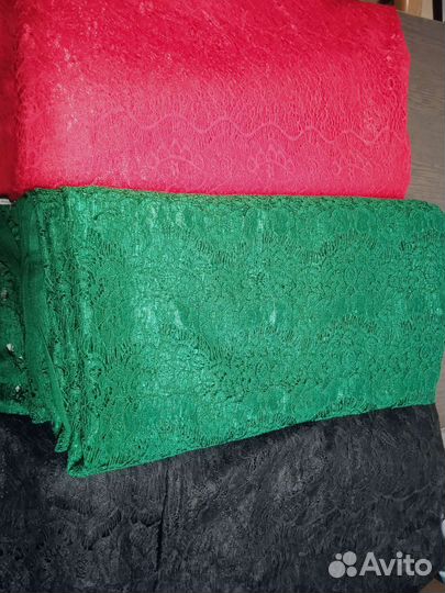 Ткань гипюр Шантильи