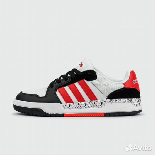 Кроссовки Adidas entrap Black White Red