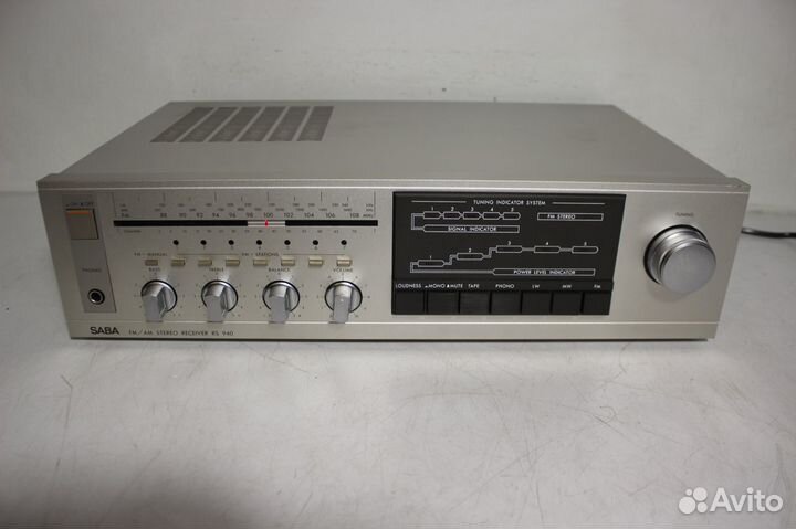 Saba RS 940 Стерео Ресивер Germany