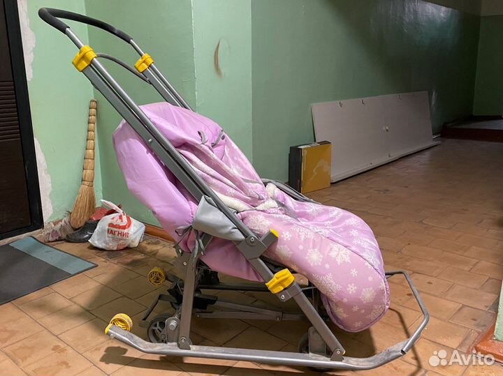 Коляска санки