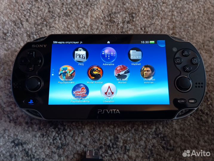 Прошитая PS Vita (Black) 32Gb+куча игр