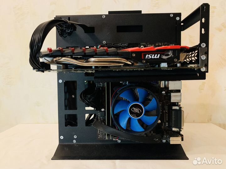 Игровой пк в открытом корпусе