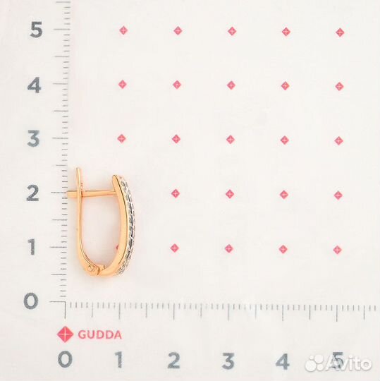 Серьги золотые