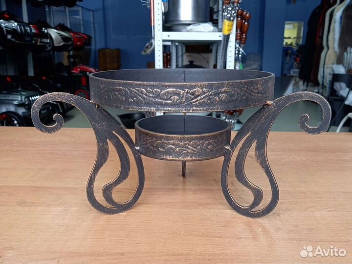 Подставка под садж кованная инь-янь