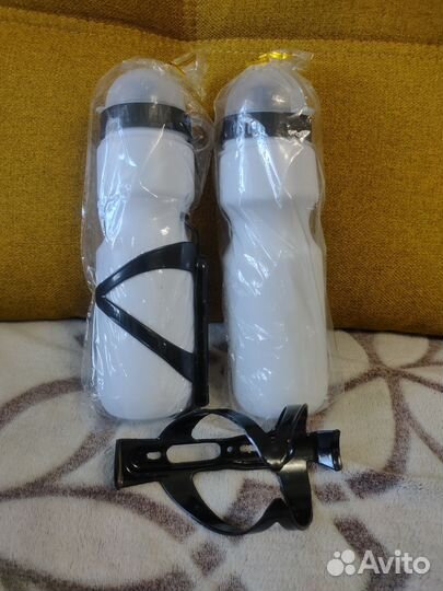 Флягодержатель для велосипеда + бутылка для воды