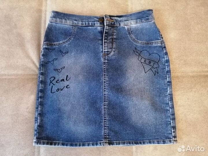 Джинсовая юбка