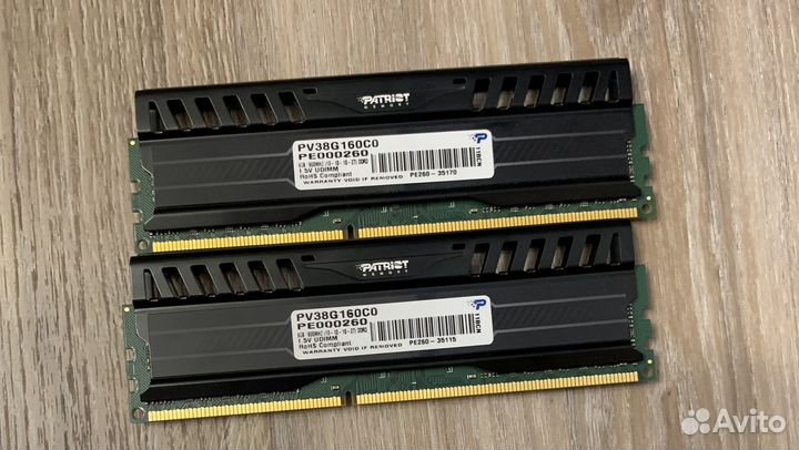 Оперативная память 8GB Patriot Viper
