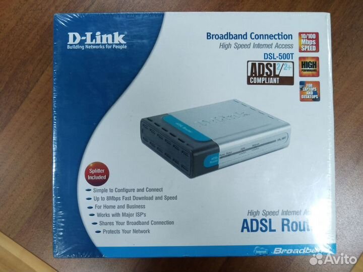 Роутер adsl / Модем adsl D-Link DSL-500T