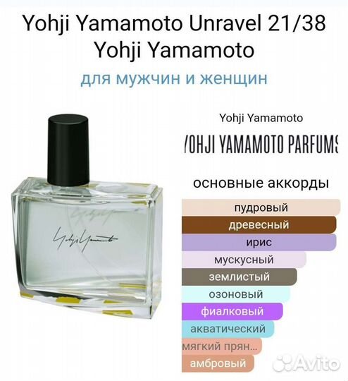 Yohji yamamoto unravel 07 14. Yohji Yamamoto Unravel 21/38. Yohji Yamamoto Unravel. Yamamoto woman Unravel 07/14 EDP 100 ml. Духи ordinary.