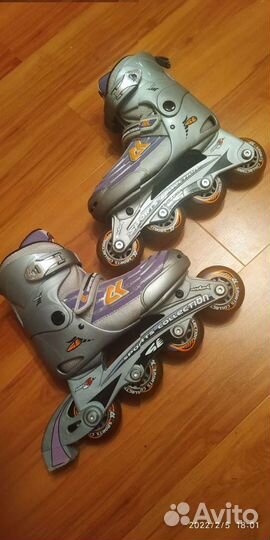 Роликовые коньки детские раздвижные