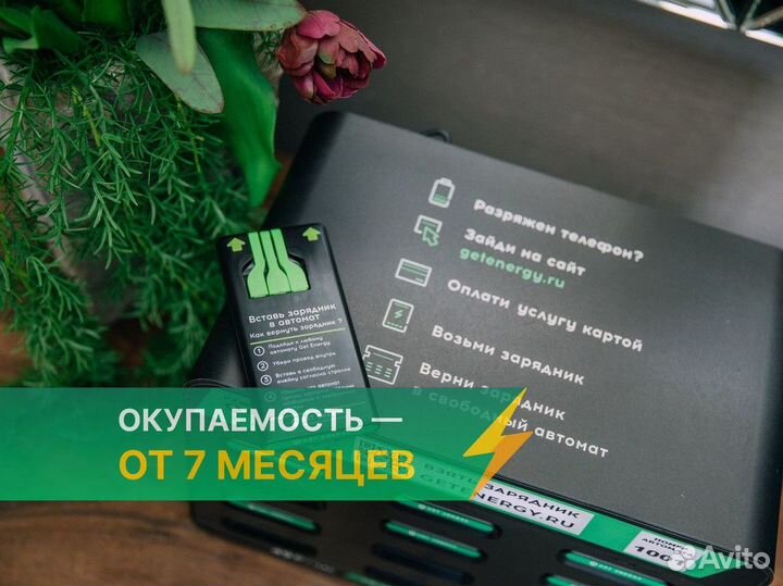 Франшиза / партнерство / доля в бизнесе зарядок