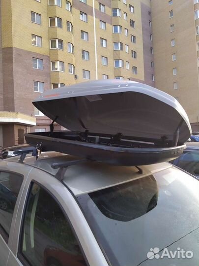 Багажник Автобокс на крышу 430 литров в аренду