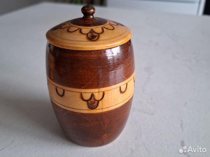 Шкатулка солонки деревянные СССР