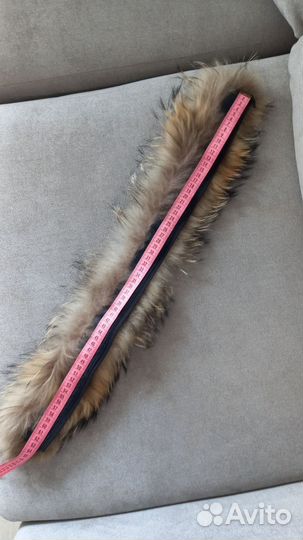 Меховой воротник енот