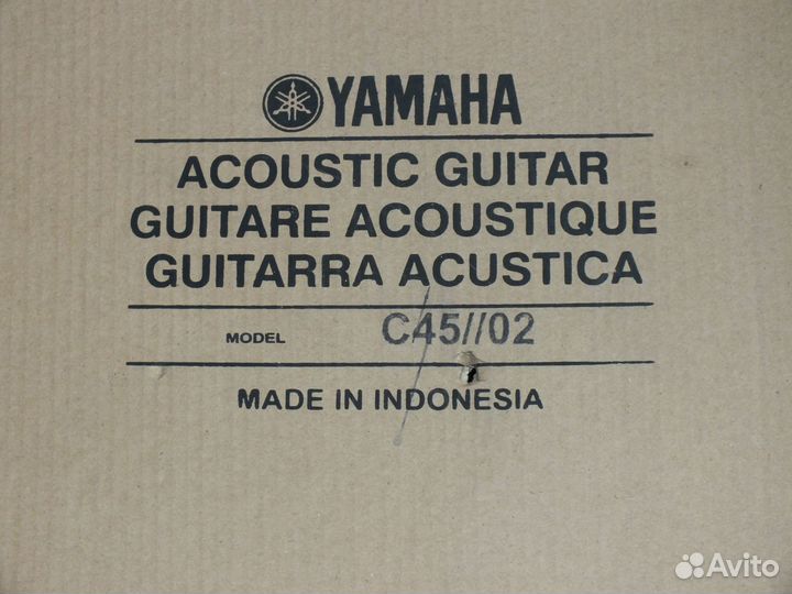 Акустическая гитара Yamaha C45/02 Индонезия
