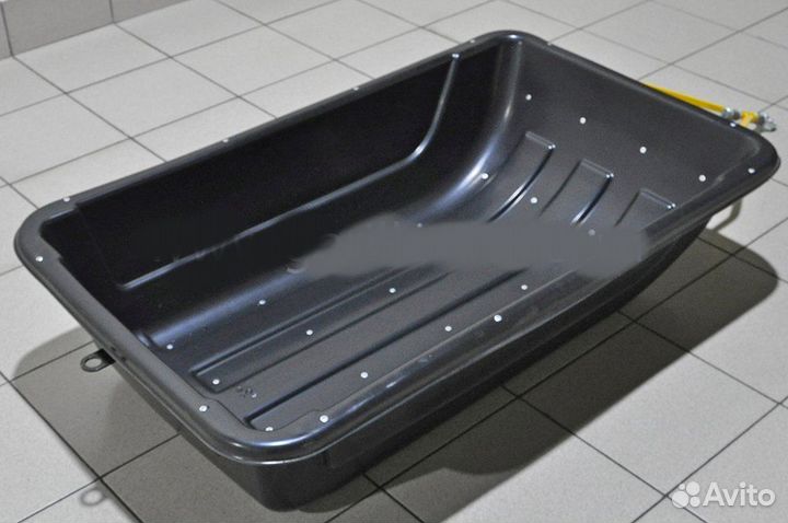 Сани-волокуши С7 обвязкой накладками снегохода