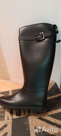 Сапоги резиновые утепленные женские